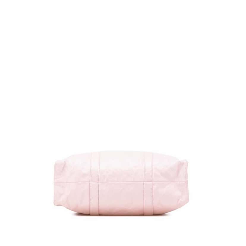 Prada Small Nappa Antique Tote Pink Leather Good condition - Inside View