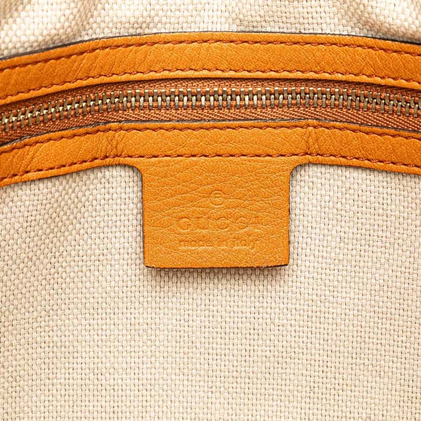 Gucci Leather Soho Crossbody Orange Leather Fair condition - Box View