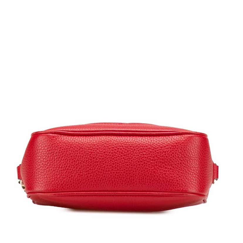 Gucci Leather Soho Disco Crossbody Red Leather Good condition - Inside View