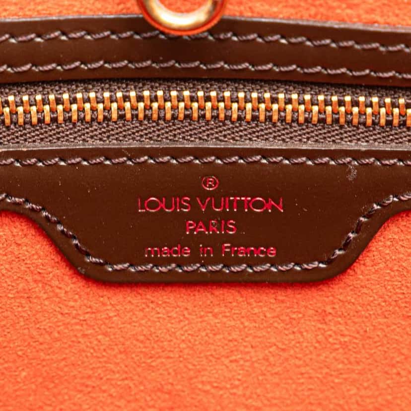 Louis Vuitton Damier Ebene Manosque PM Brown Canvas Good condition - Box View