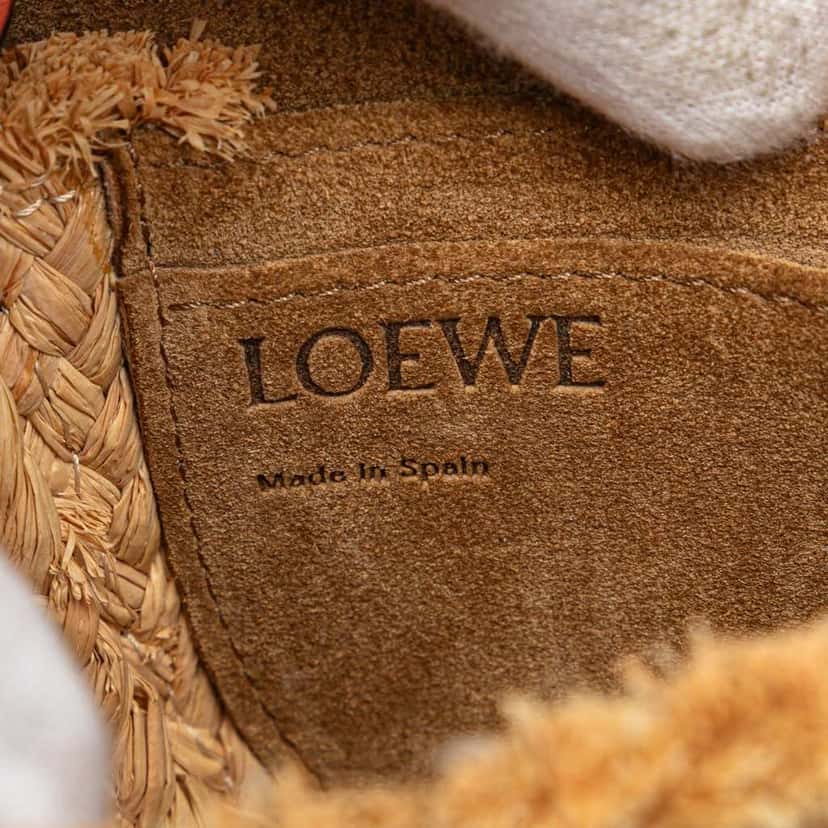 Loewe Mini Raffia Gate Crossbody Brown Good condition - Box View