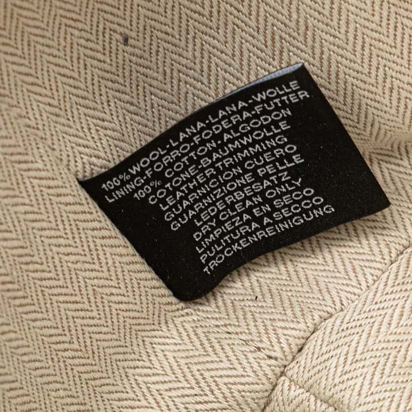 Hermès Small Wool Bride A Brac H Natte Case Blue Good condition - Box View