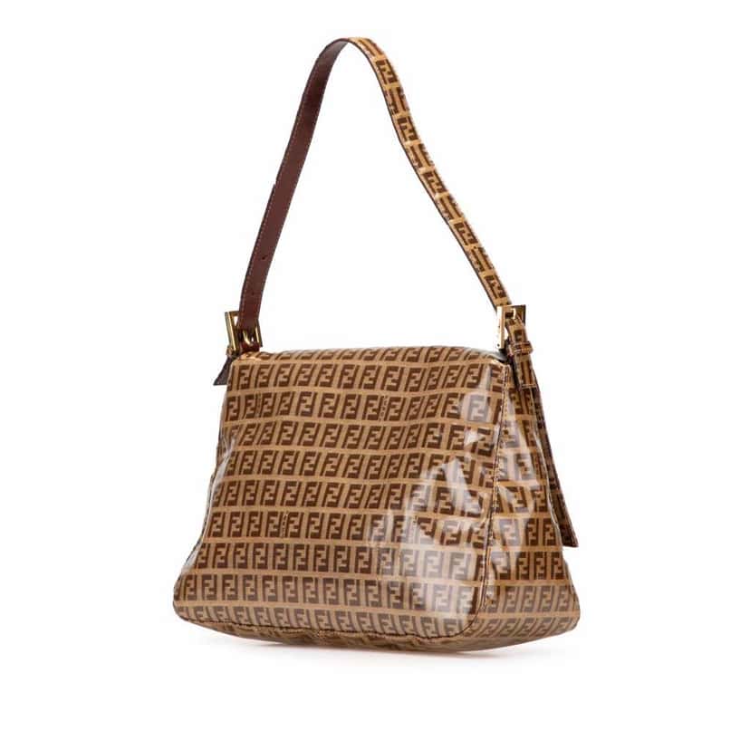Fendi Zucchino Crystal Mamma Forever Brown Good condition - Back View