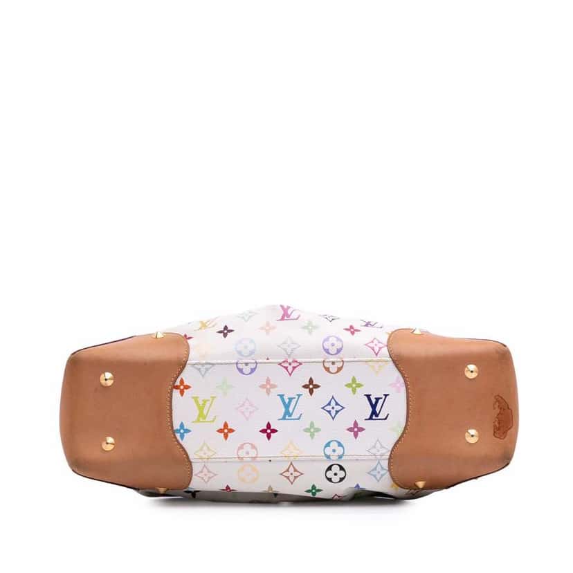 Louis Vuitton Monogram Multicolore Judy GM White Canvas Good condition - Inside View