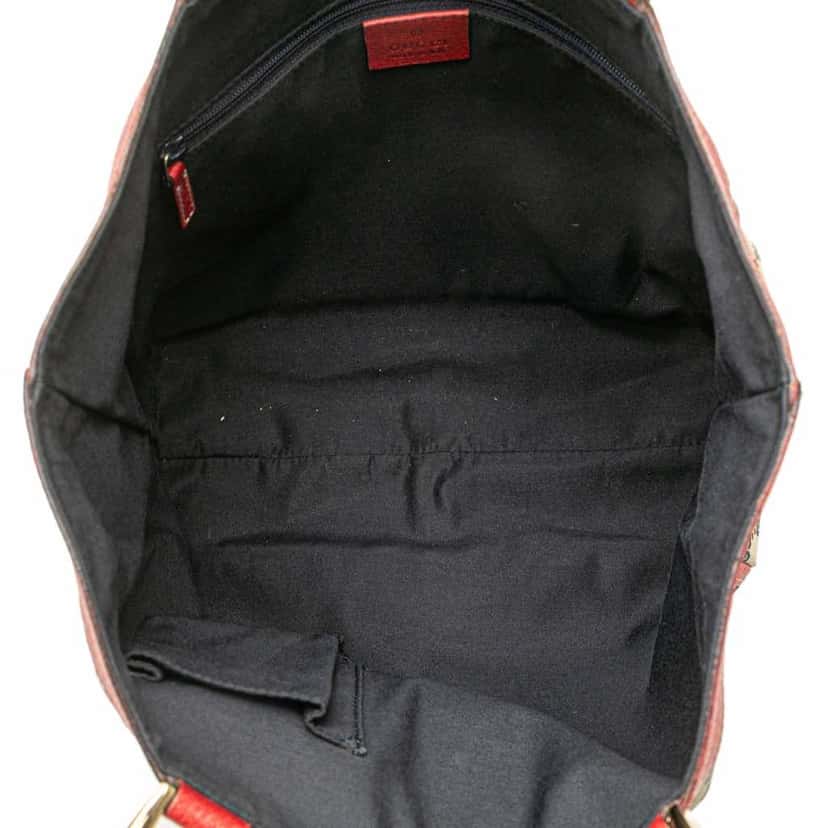 Gucci GG Canvas Abbey D Ring Tote Brown Good condition - Model View