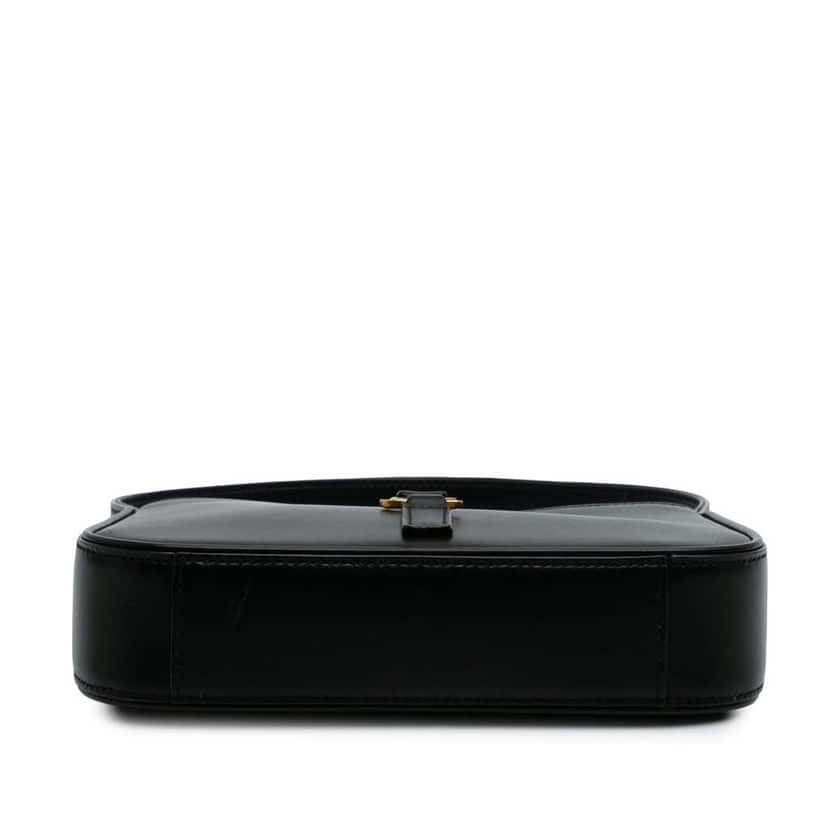 Saint Laurent Mini Calfskin Le 5 a 7 Bag Black Leather Good condition - Inside View