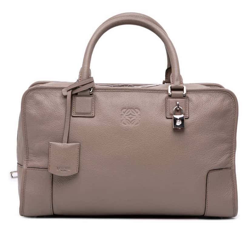 Loewe Goatskin Amazona 36 Brown Leather Good condition - Front View