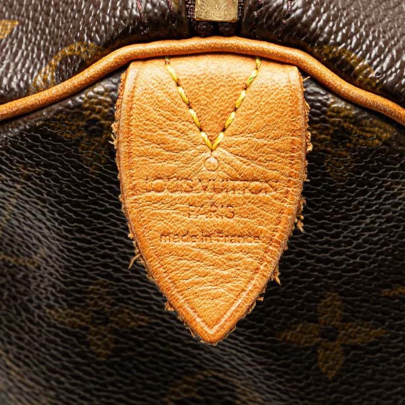 Louis Vuitton Monogram Speedy 30 Brown Canvas Good condition - Box View