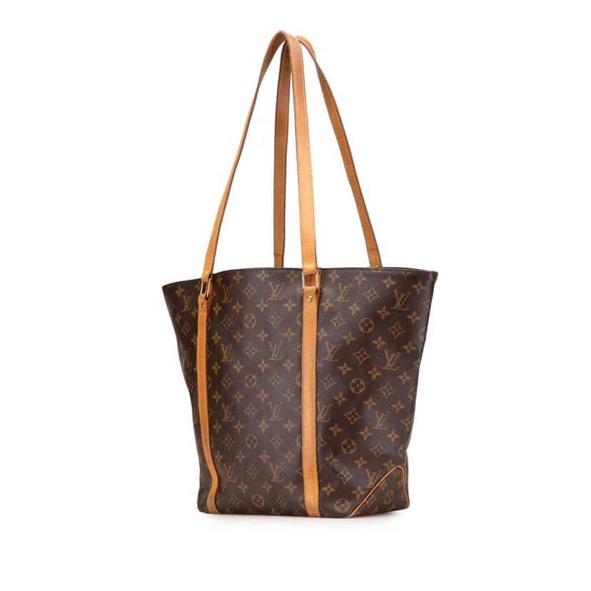 Louis Vuitton Monogram Sac Shopping Brown Canvas Good condition - Back View