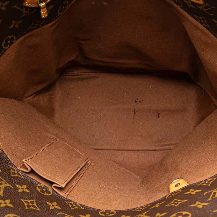 Louis Vuitton Monogram Sac Shopping Brown Canvas Good condition - Model View