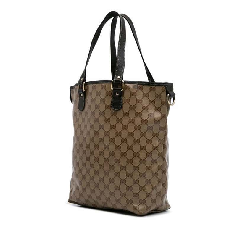 Gucci GG Crystal Tote Brown Good condition - Back View