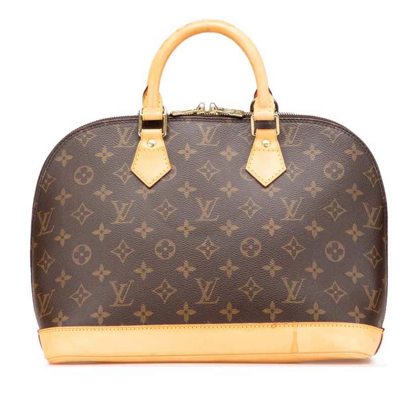 Louis Vuitton Monogram Alma PM Brown Canvas Good condition - Front View