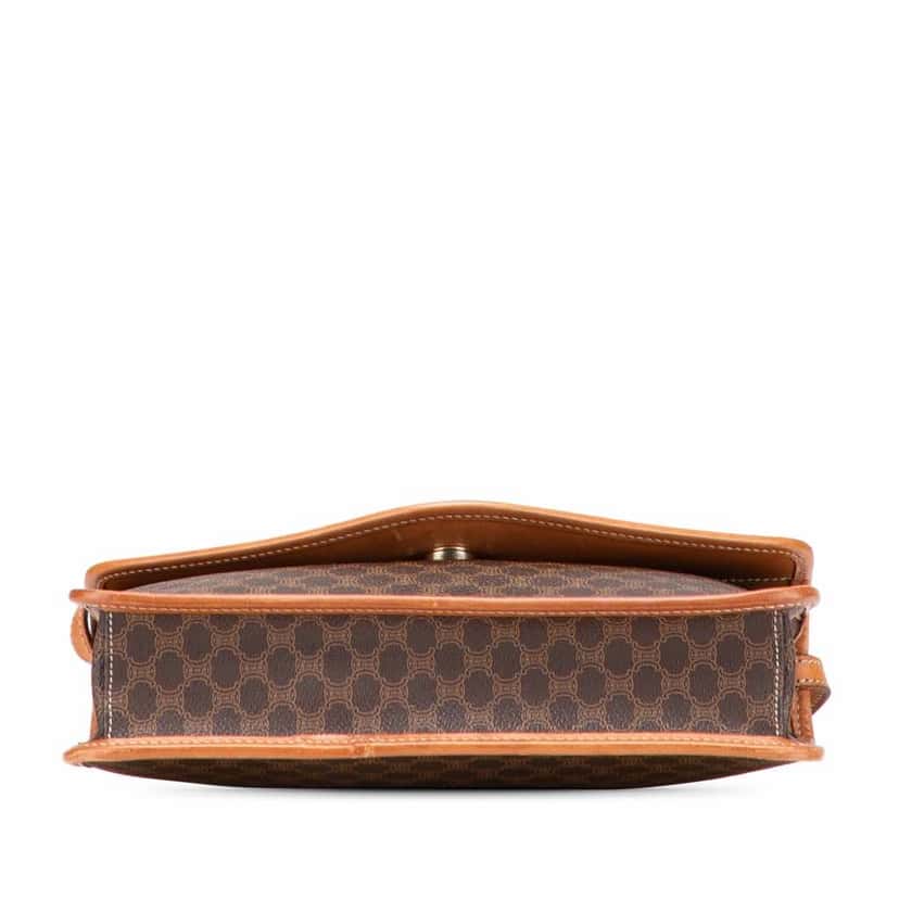 Celine Macadam Coated Canvas Crossbody Brown Good condition - Inside View