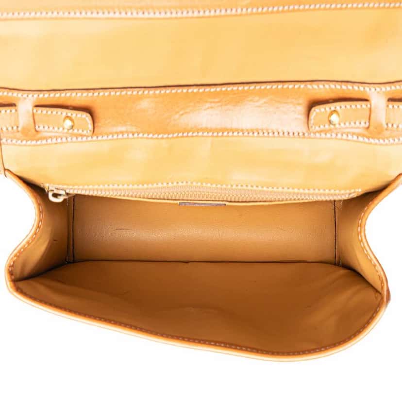 Celine Macadam Coated Canvas Crossbody Brown Good condition - Model View