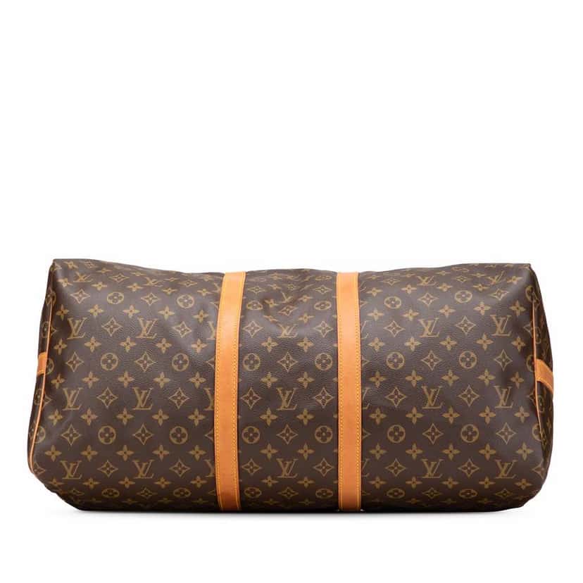 Louis Vuitton Monogram Keepall Bandouliere 55 Brown Canvas Good condition - Inside View