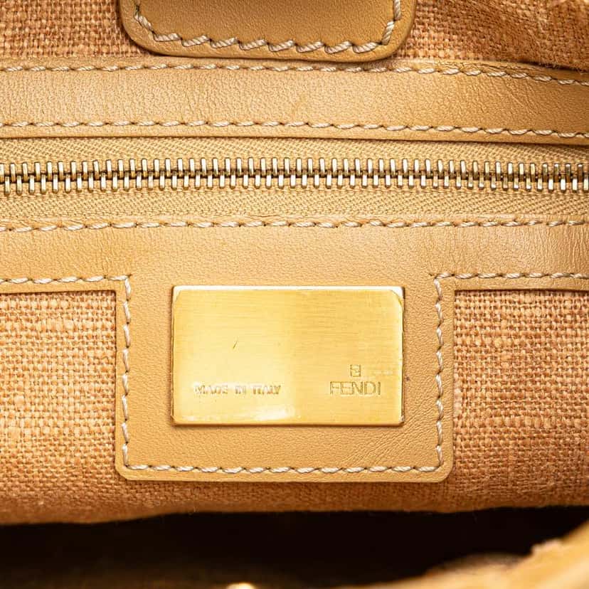 Fendi Zucca Canvas Hobo Brown Good condition - Box View