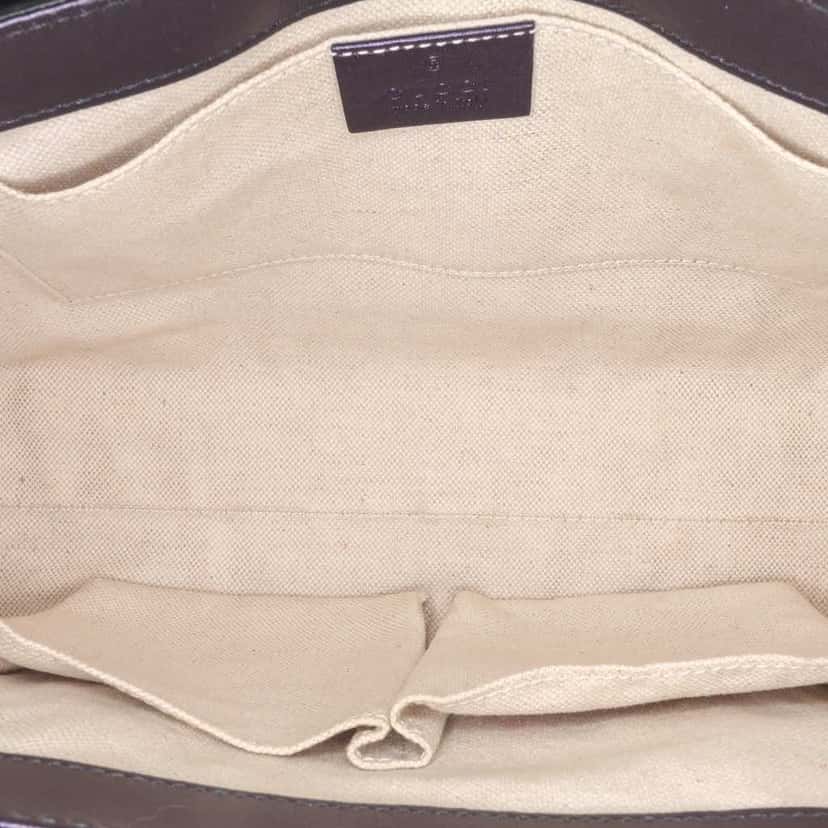 Gucci Medium Patent Guccissima Emily Shoulder Bag Purple Leather Good condition - Model View