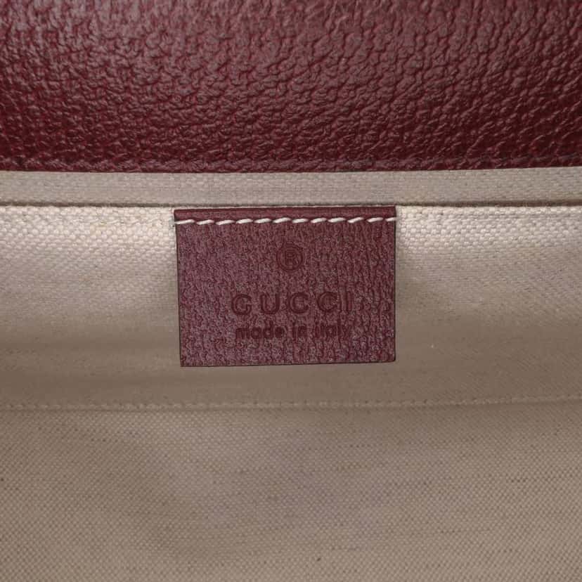 Gucci Mini GG Canvas Ophidia Web Duffle Bag Red Good condition - Box View