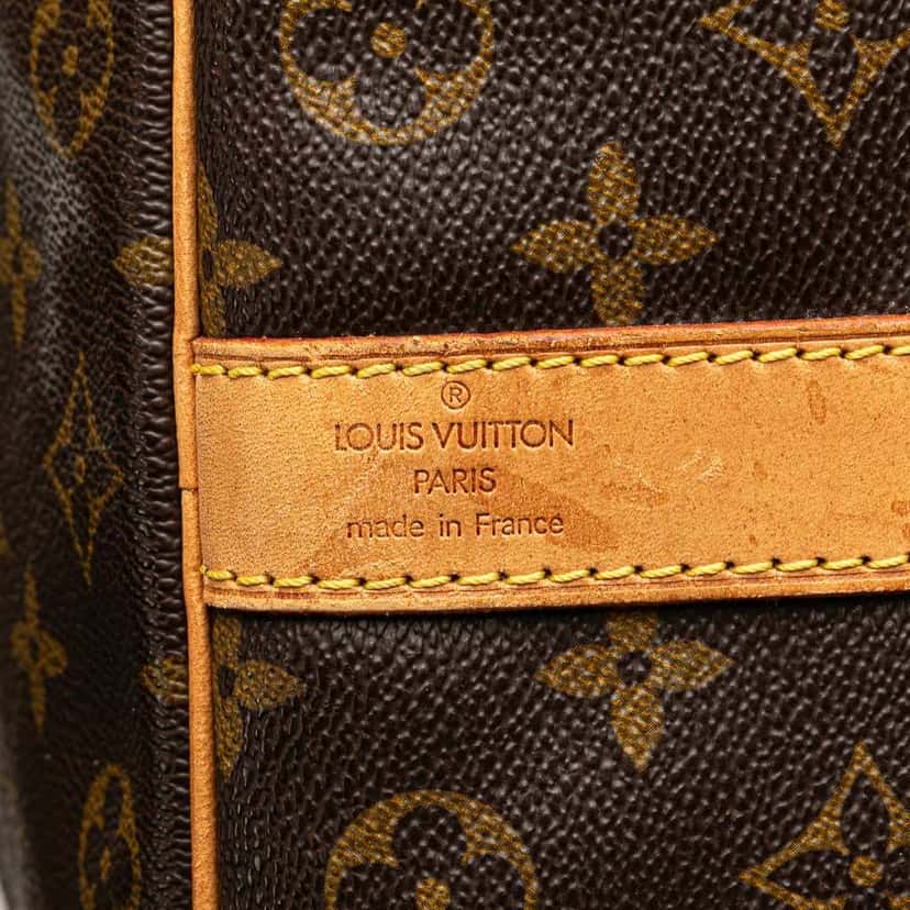 Louis Vuitton Monogram Keepall Bandouliere 50 Brown Canvas Good condition - Box View