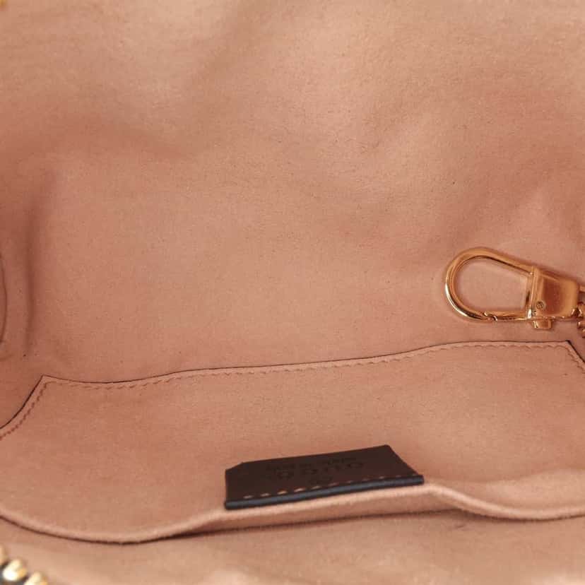 Gucci Mini Suede Ophidia Crossbody Red Leather Good condition - Model View