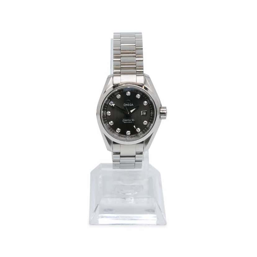 Omega Seamaster Aqua Terra 150M Quartz 30MM Watch Silver Stainless steel Good condition - Front View