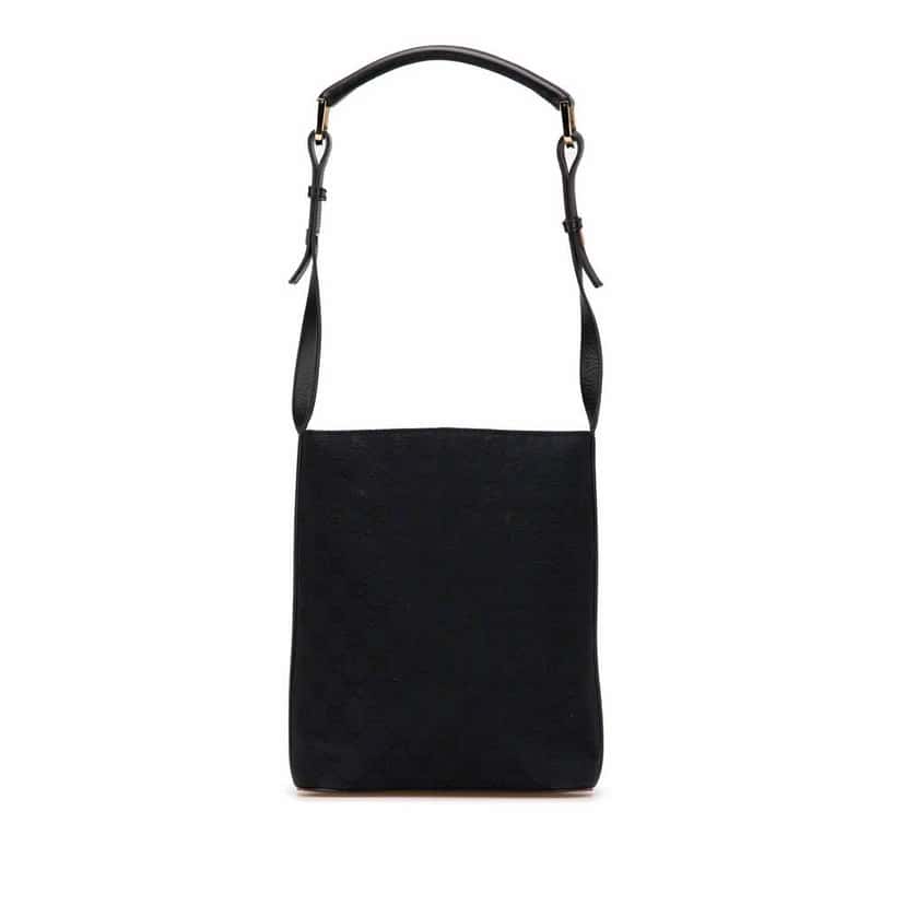 Gucci GG Canvas Shoulder Bag Blue Very good condition - Front View