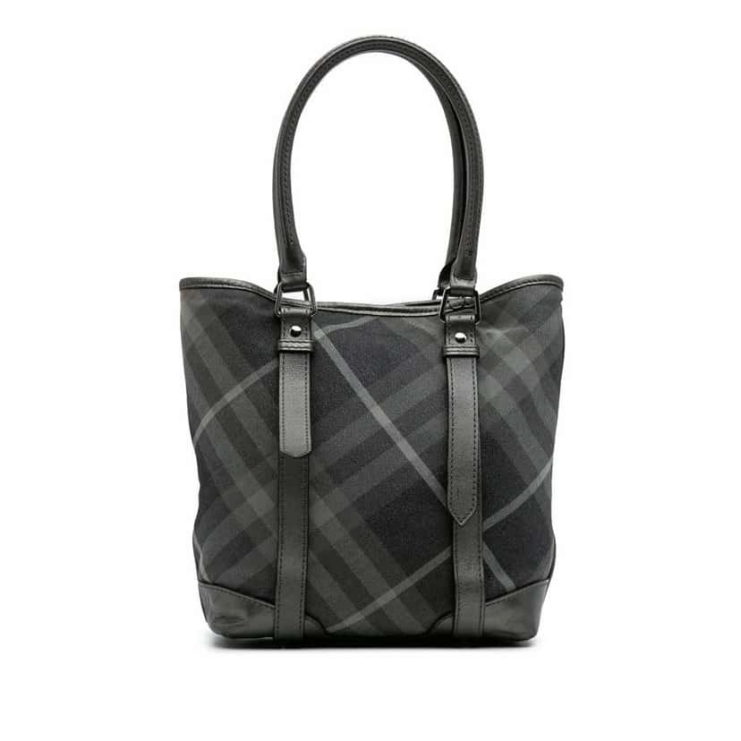 Burberry Shimmer Check Canvas Tote Other Very good condition - Front View