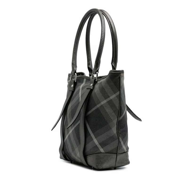 Burberry Shimmer Check Canvas Tote Other Very good condition - Back View