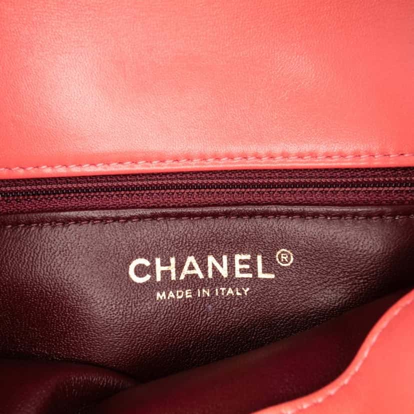Chanel Quilted Lambskin Trendy CC Flap Pink Leather Good condition - Box View