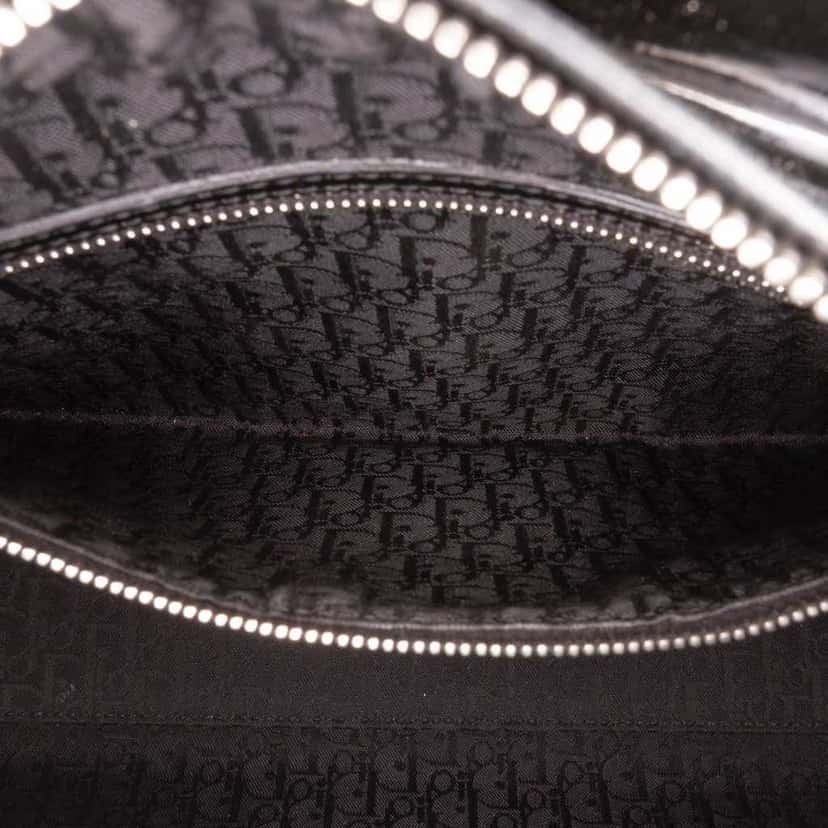 Dior Large Patent Cannage Lady Dior Black Leather Good condition - Box View