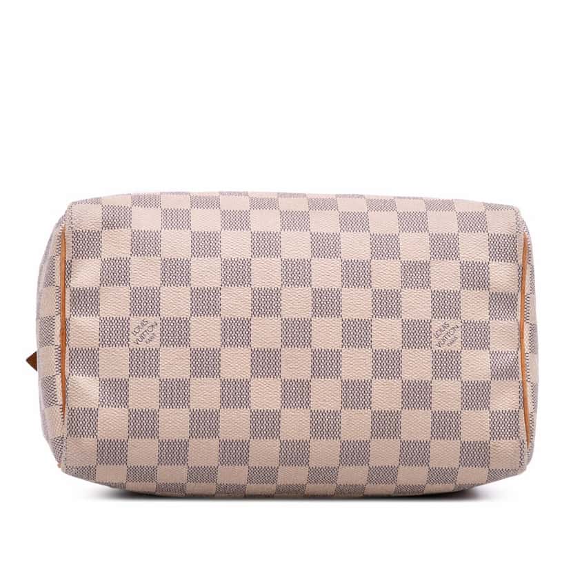 Louis Vuitton Damier Azur Speedy 25 White Canvas Good condition - Inside View