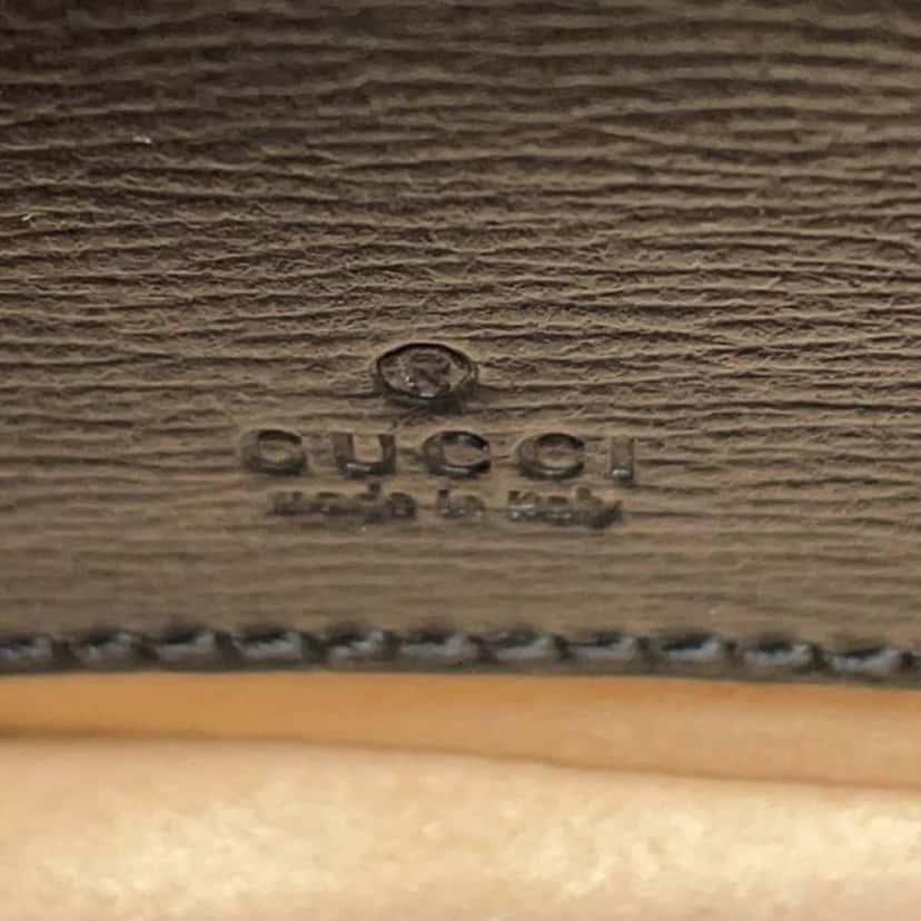 Gucci Mini Leather Horsebit 1955 Web Satchel Black Leather Good condition - Box View