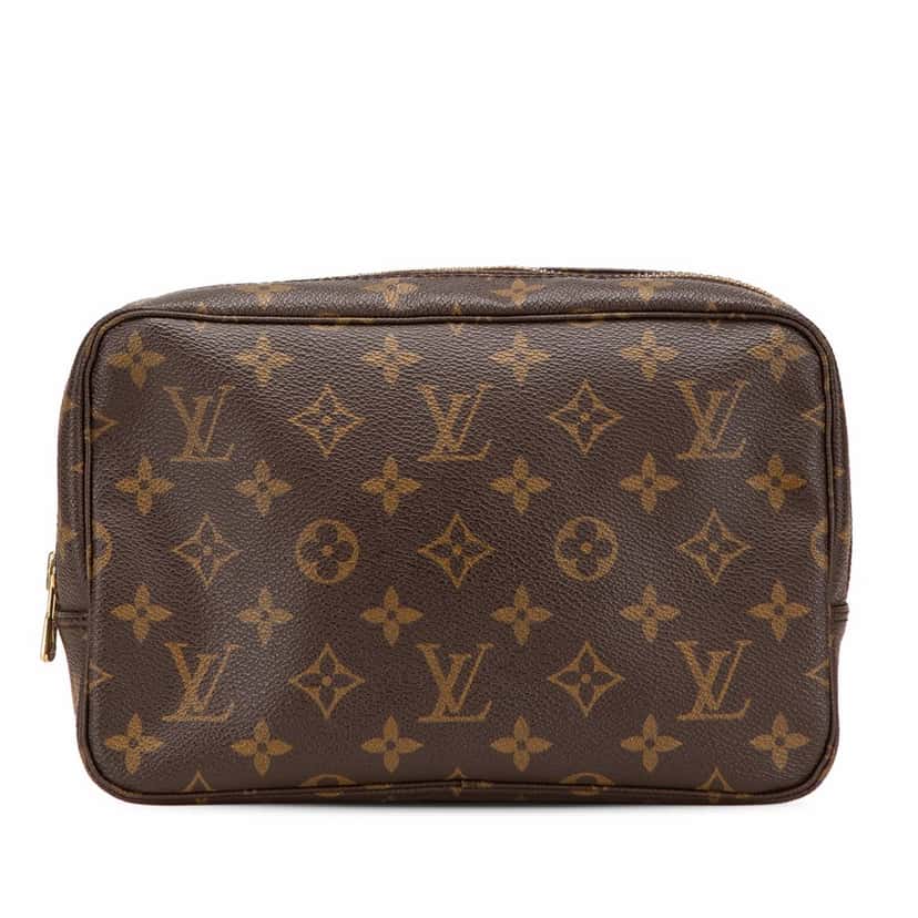 Louis Vuitton Monogram Trousse Toilette 23 Brown Canvas Good condition - Front View