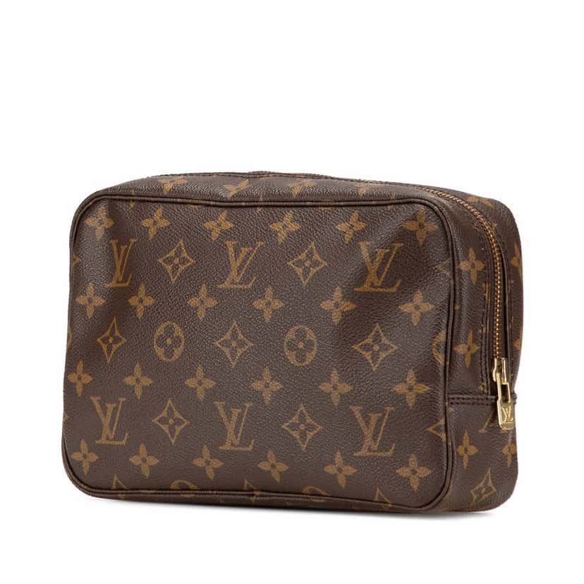 Louis Vuitton Monogram Trousse Toilette 23 Brown Canvas Good condition - Back View