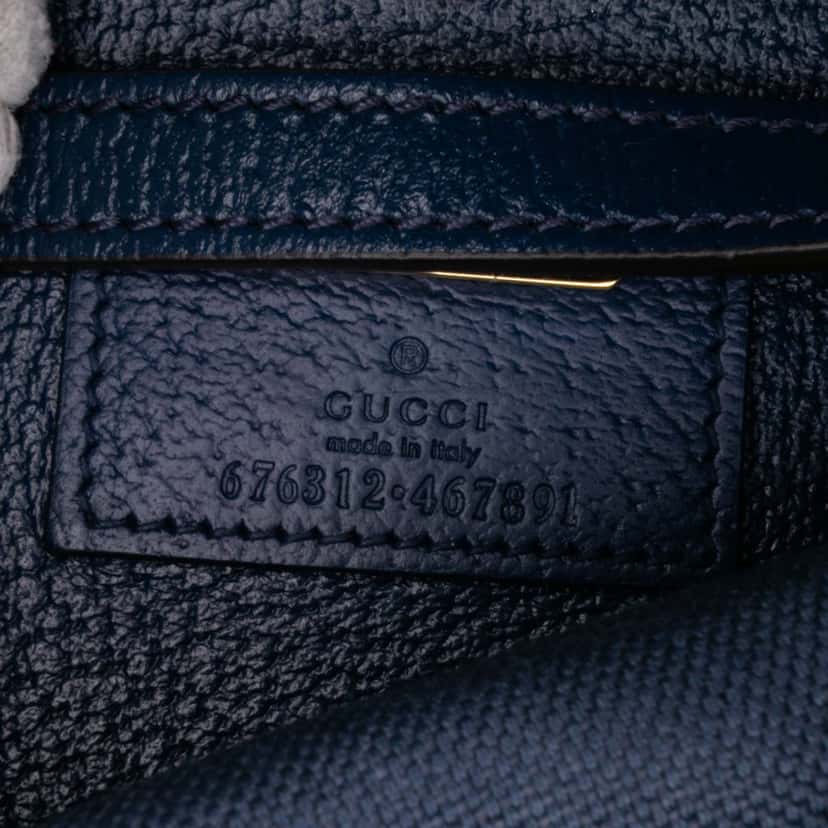 Gucci GG Supreme Kaleidoscope Tote Blue Canvas Good condition - Box View