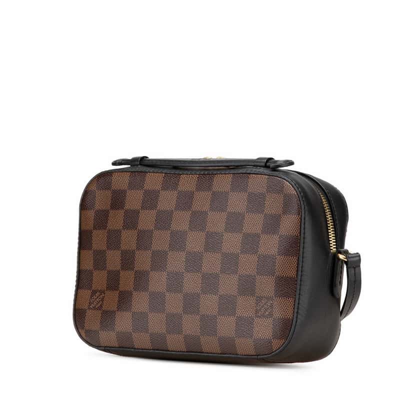Louis Vuitton Damier Ebene Santa Monica Brown Canvas Good condition - Back View