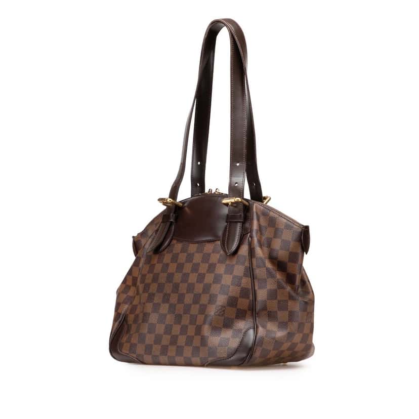Louis Vuitton Damier Ebene Verona GM Brown Canvas Good condition - Back View