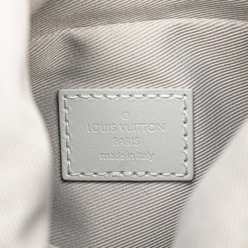 Louis Vuitton Monogram Chalk Nano Sling Bag Grey Canvas Good condition - Box View