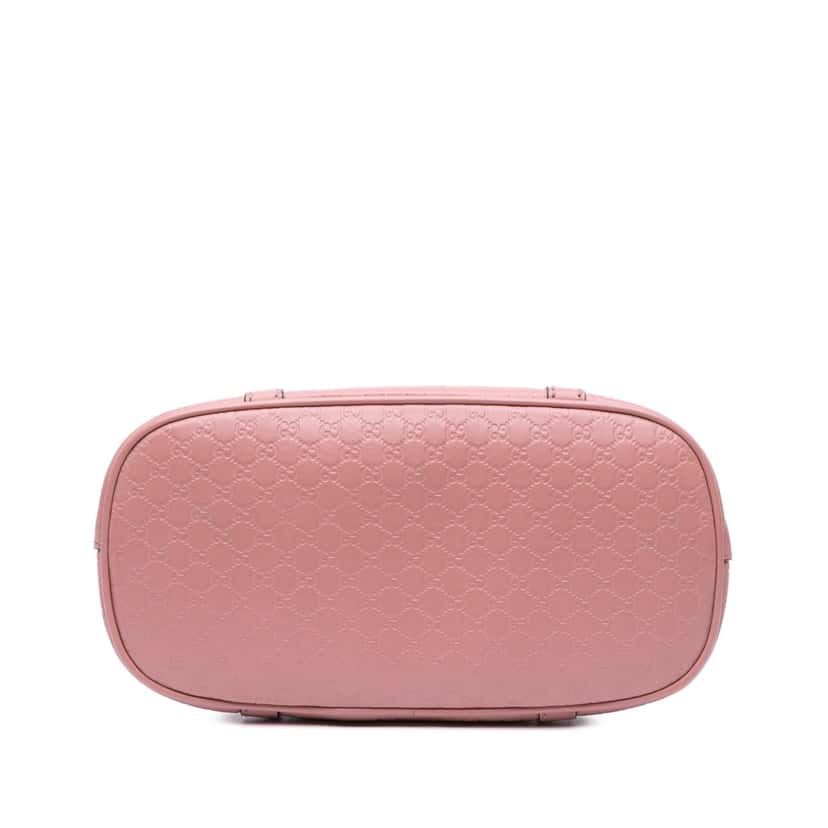 Gucci Mini Microguccissima Dome Satchel Pink Leather Good condition - Inside View