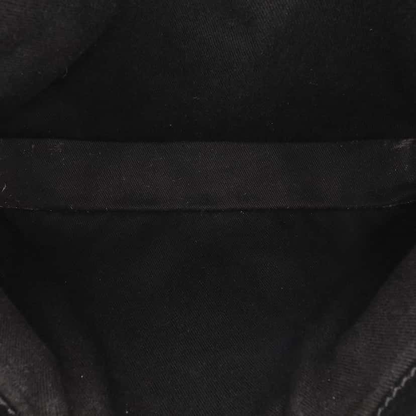 Celine C Macadam Suede Handbag Black Leather Good condition - Model View