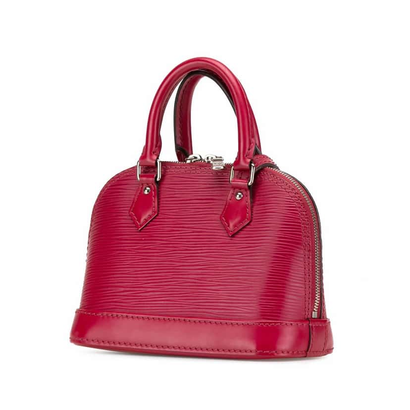 Louis Vuitton Epi Nano Alma Pink Leather Good condition - Back View