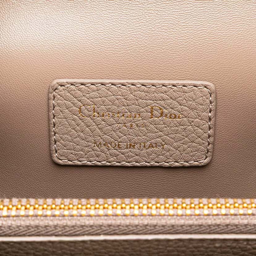 Dior Medium Grained Calfskin Saint Honore Brown Leather Good condition - Box View