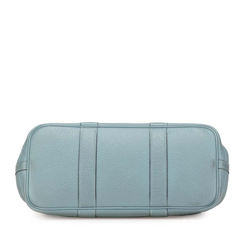 Hermès Negonda Garden Party 30 Blue Leather Good condition - Inside View