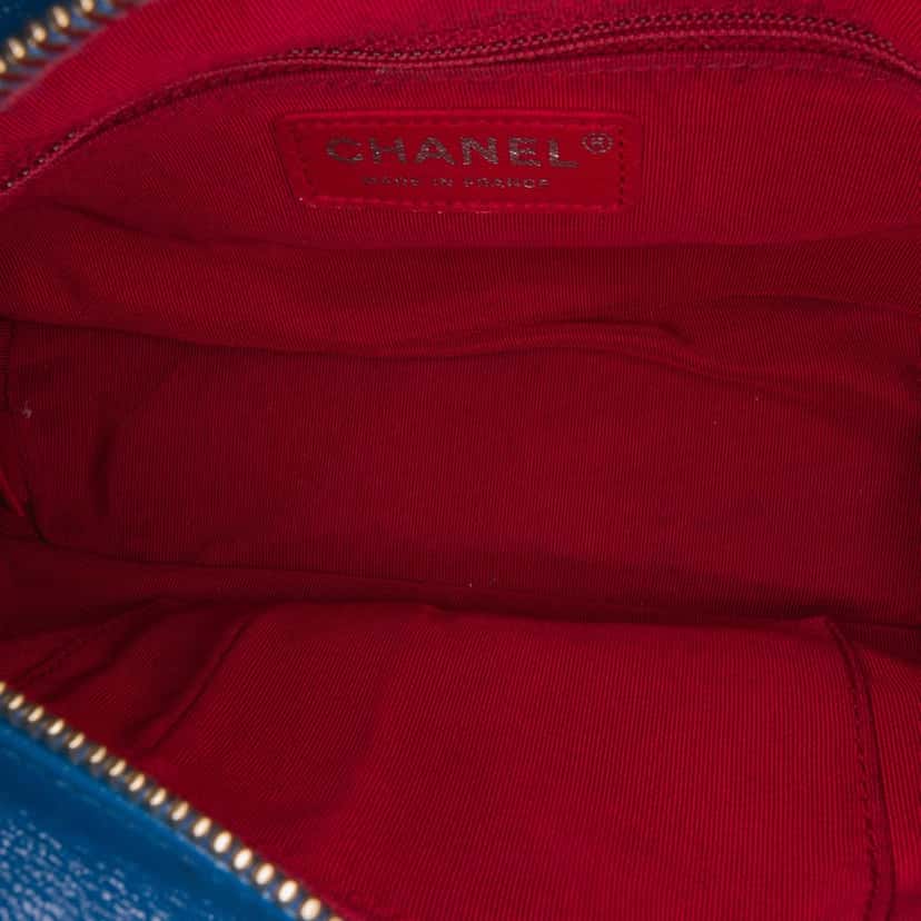 Chanel Small Suede Gabrielle Crossbody Orange Leather Good condition - Box View
