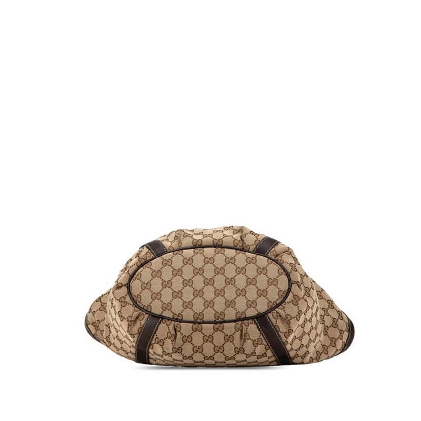 Gucci GG Canvas Abbey D Ring Tote Brown Canvas Good condition - Inside View