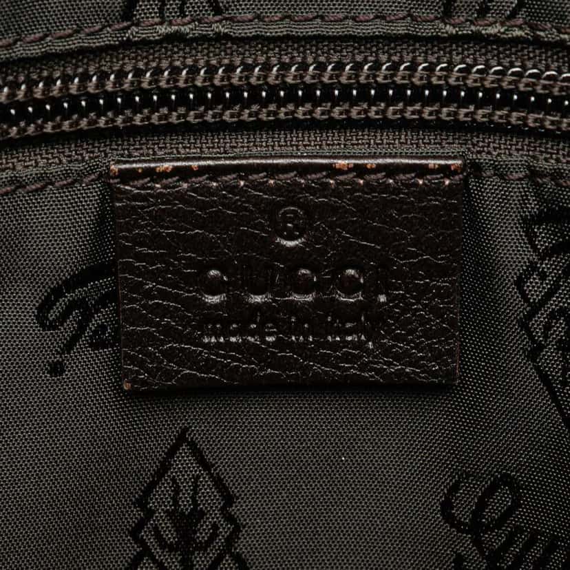 Gucci Guccissima Crossbody Brown Leather Good condition - Box View