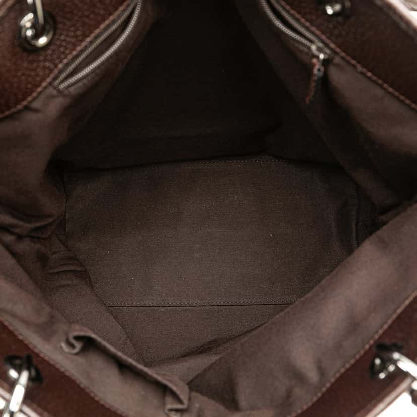 Gucci Large GG Canvas Eclipse Tote Brown Canvas Good condition - Model View