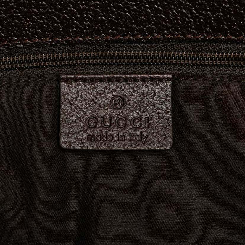 Gucci Large GG Canvas Eclipse Tote Brown Canvas Good condition - Box View
