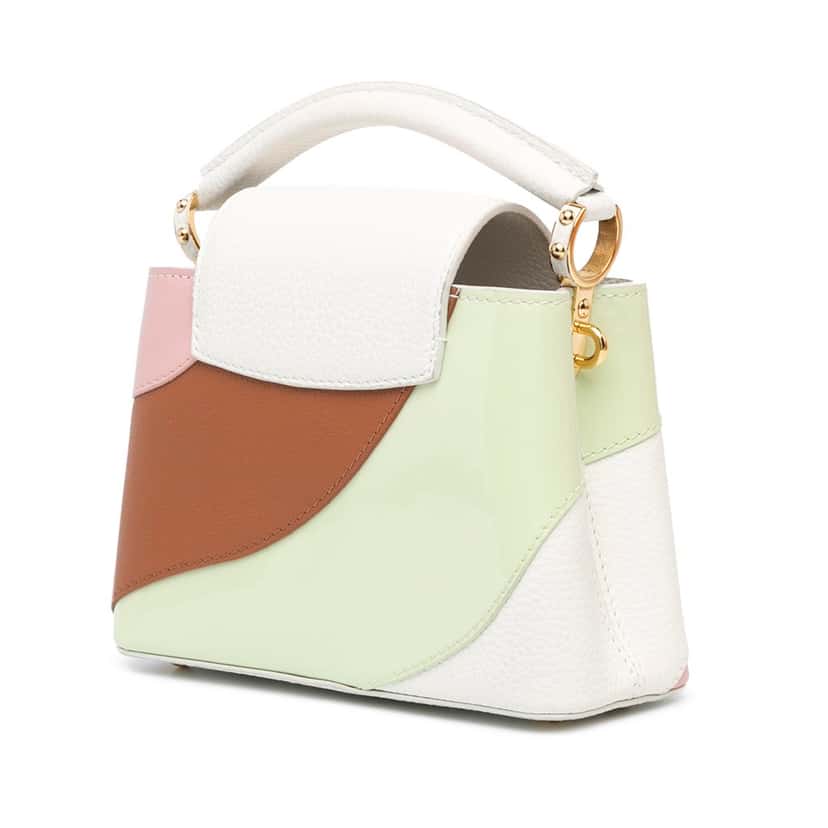 Louis Vuitton Taurillon Gelato Mini Capucines Pink Leather Good condition - Back View
