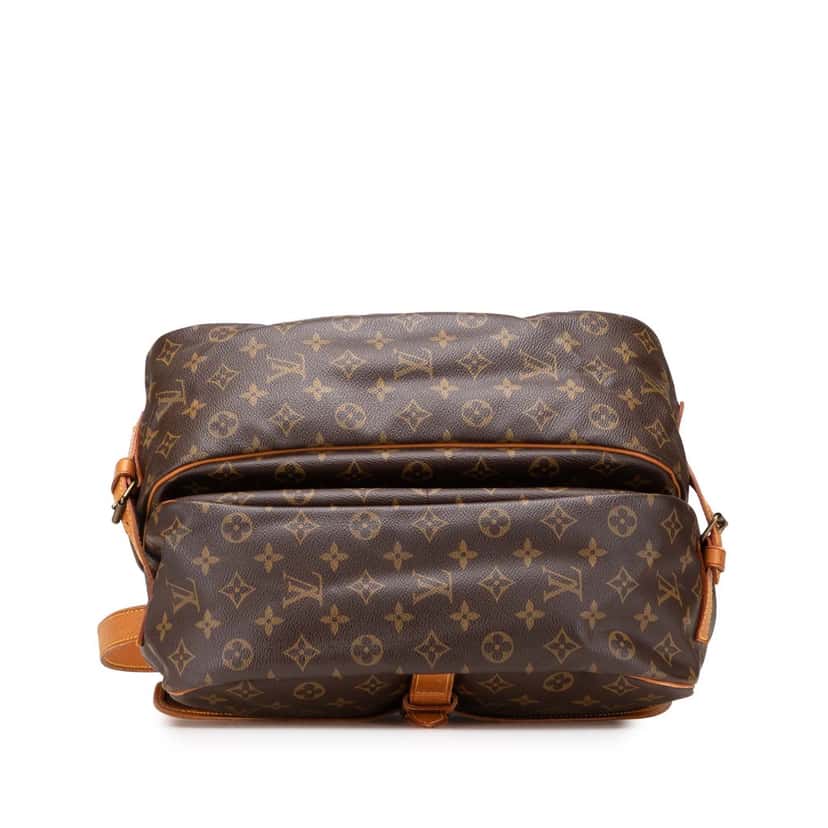 Louis Vuitton Monogram Saumur 35 Brown Canvas Good condition - Inside View